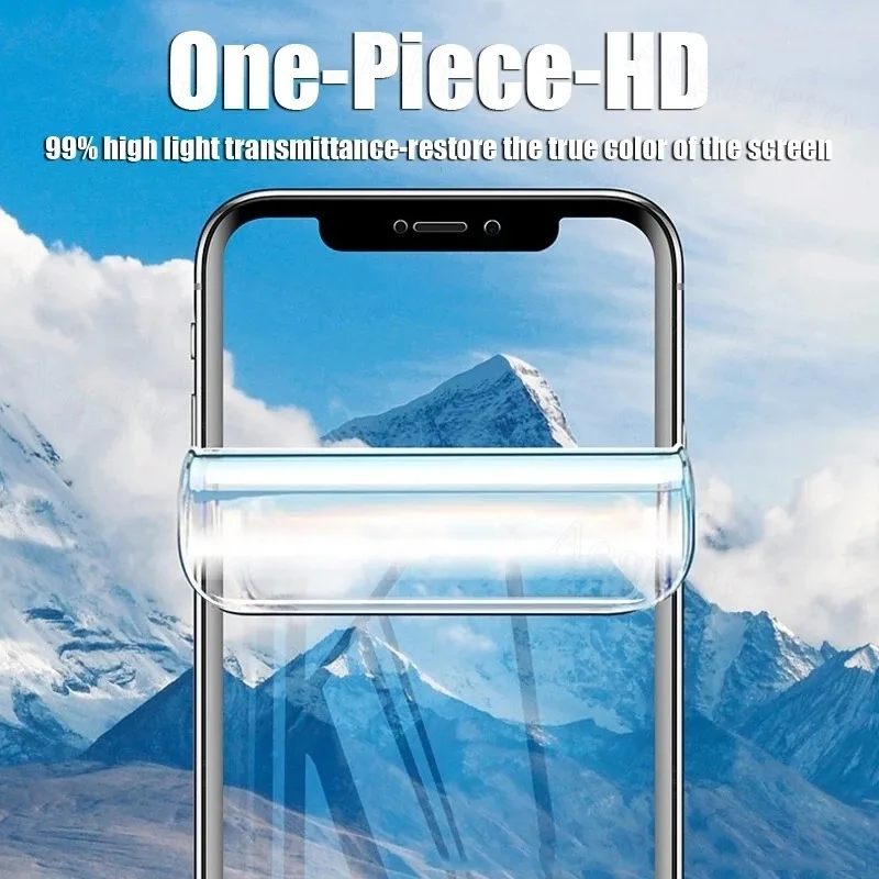 Película de hidrogel HD de 3 uds para IPhone 17/ 17 Pro/ 17 Pro Max/Air para IPhone 16/15/14/13/12/11 Pro Max película protectora cobertura completa
