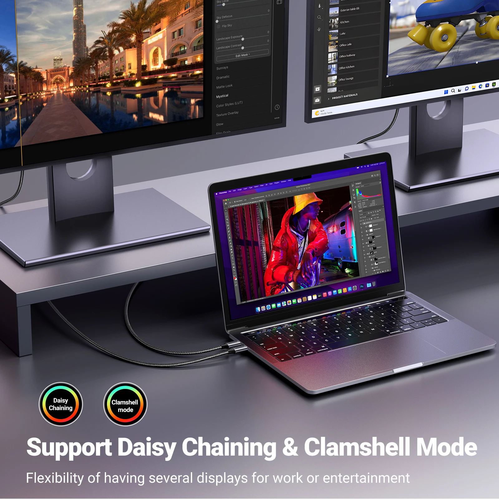 UGREEN Cable USB-C a DisplayPort 8K para MacBook Pro iPad - imagen 4