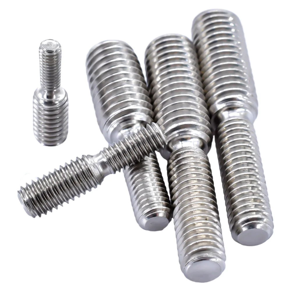 M3 M4 M5 M6 M8 M10 M12 M14 M16 304 tornillo reductor de conversión de acero inoxidable tornillos sin cabeza de doble punta adaptador de cámara - imagen 4