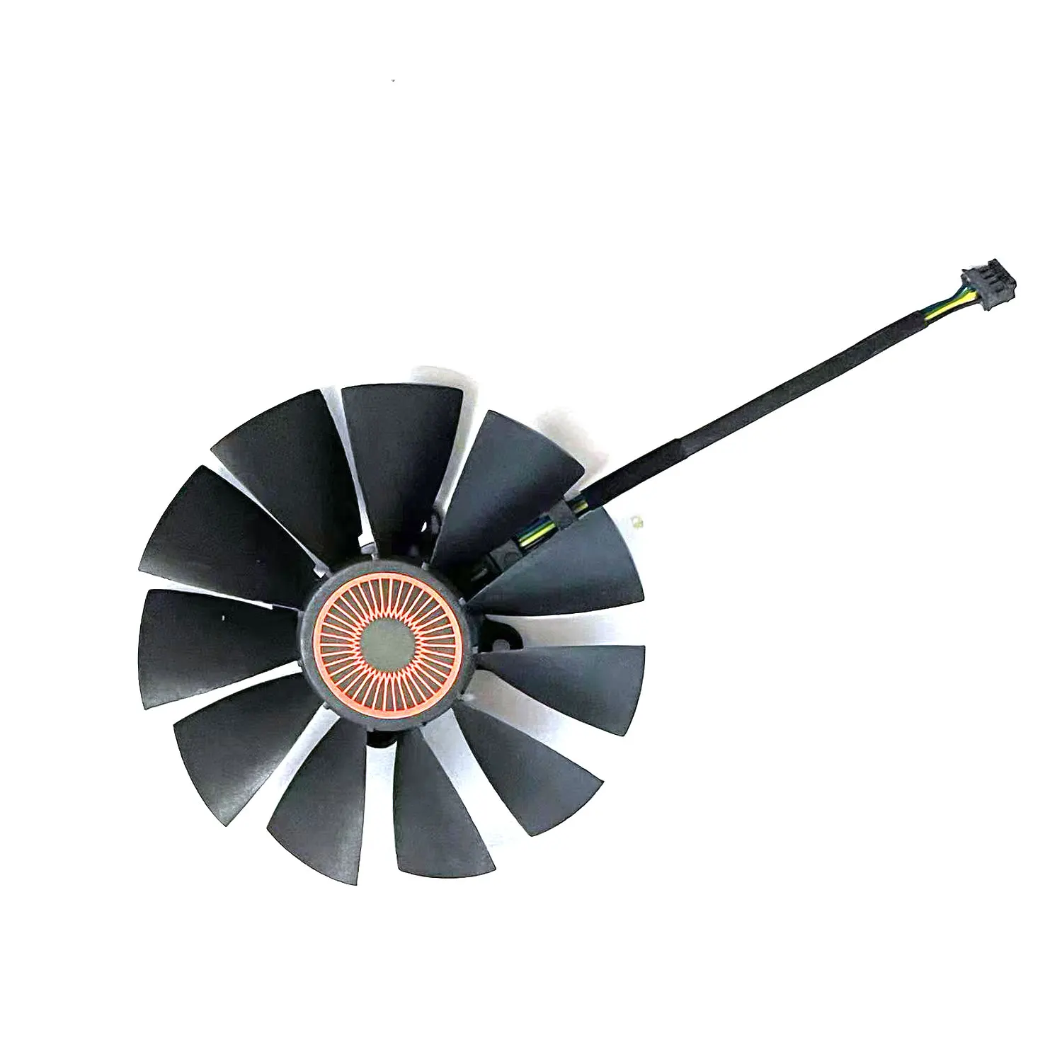 95MM FD10015H12S 0.55A 5Pin GTX980 980Ti ventilador enfriador para ASUS STRIX GTX 970 980 780 TI R9 380 ventilador de refrigeración de tarjeta de vídeo gráfica - imagen 5