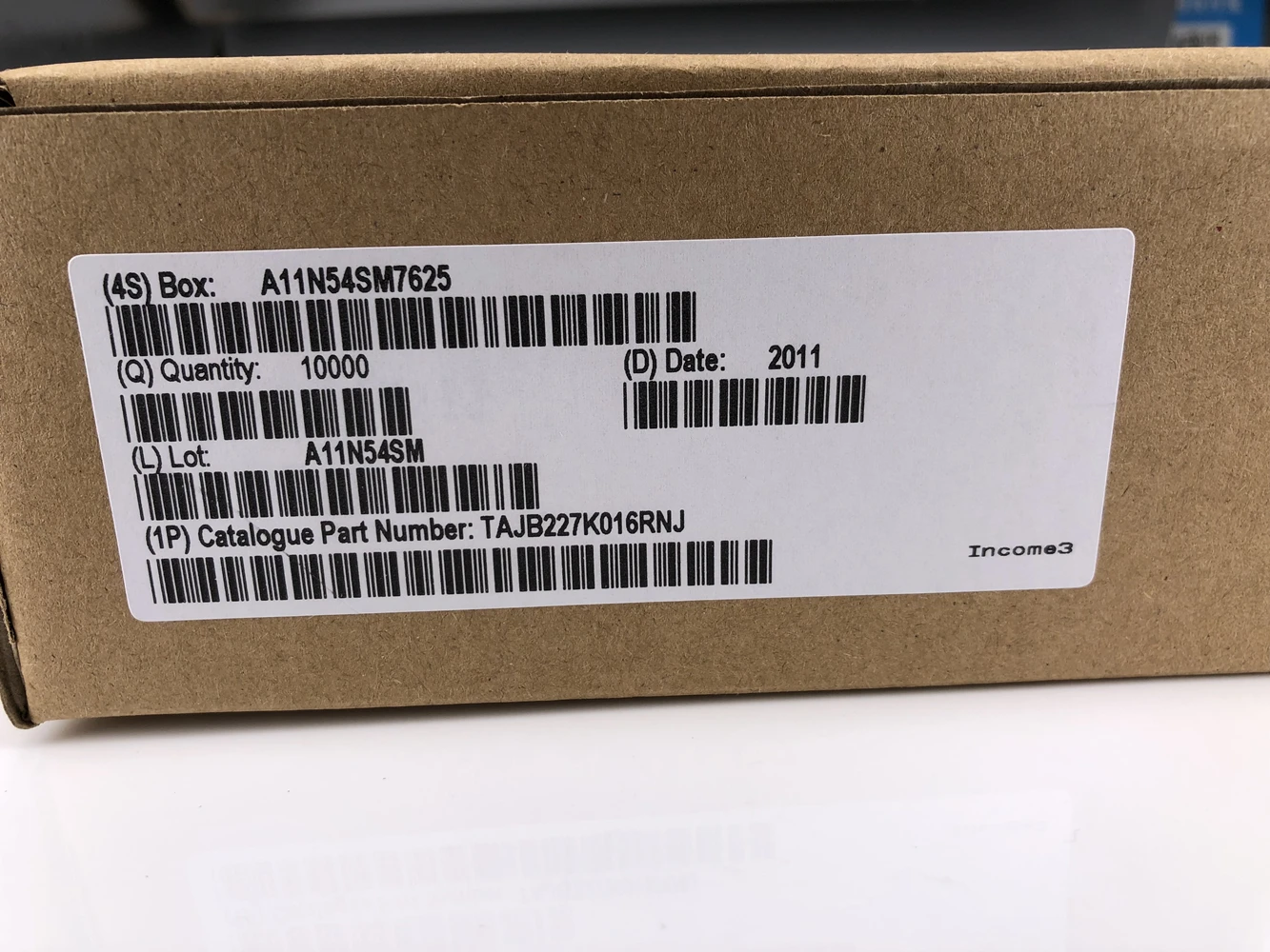 (10 uds) condensador de tantalio SMD TAJB227K016RNJ tipo B 3528 220uF(227) ±10% 16V - imagen 4