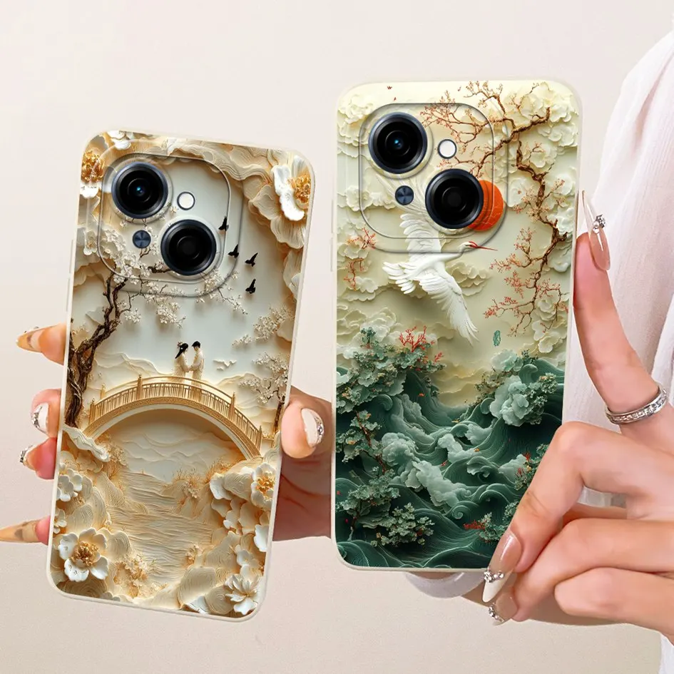 Nueva Funda para Tecno Pop 9 Spark Go 2025, Funda de silicona suave con forma de Margarita y gato encantador para Tecno Spark Go 1 1s Go1 Pop9 4G - imagen 4