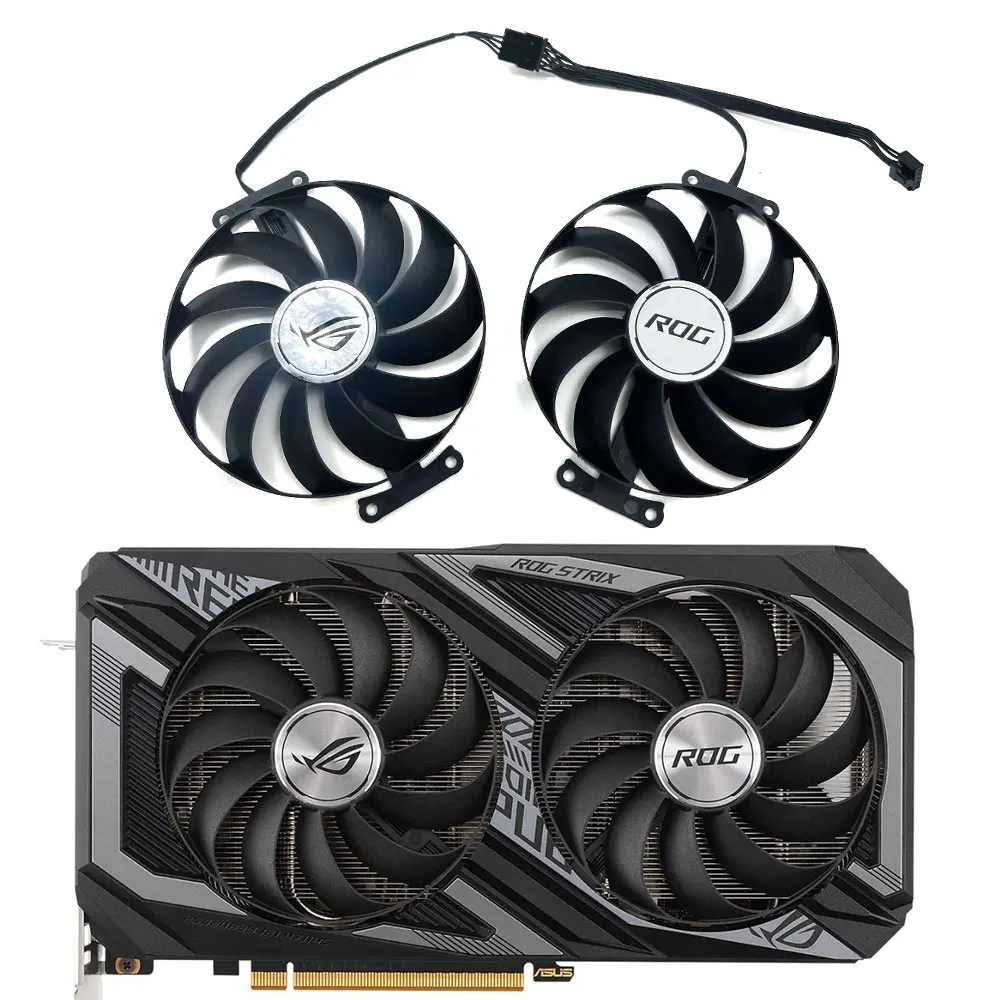 Ventilador de GPU de 5 pines y 95MM para ROG-STRIX-RX6600XT, para ASUS ROG-STRIX-RX 6600 XT, RX 6600, nuevo