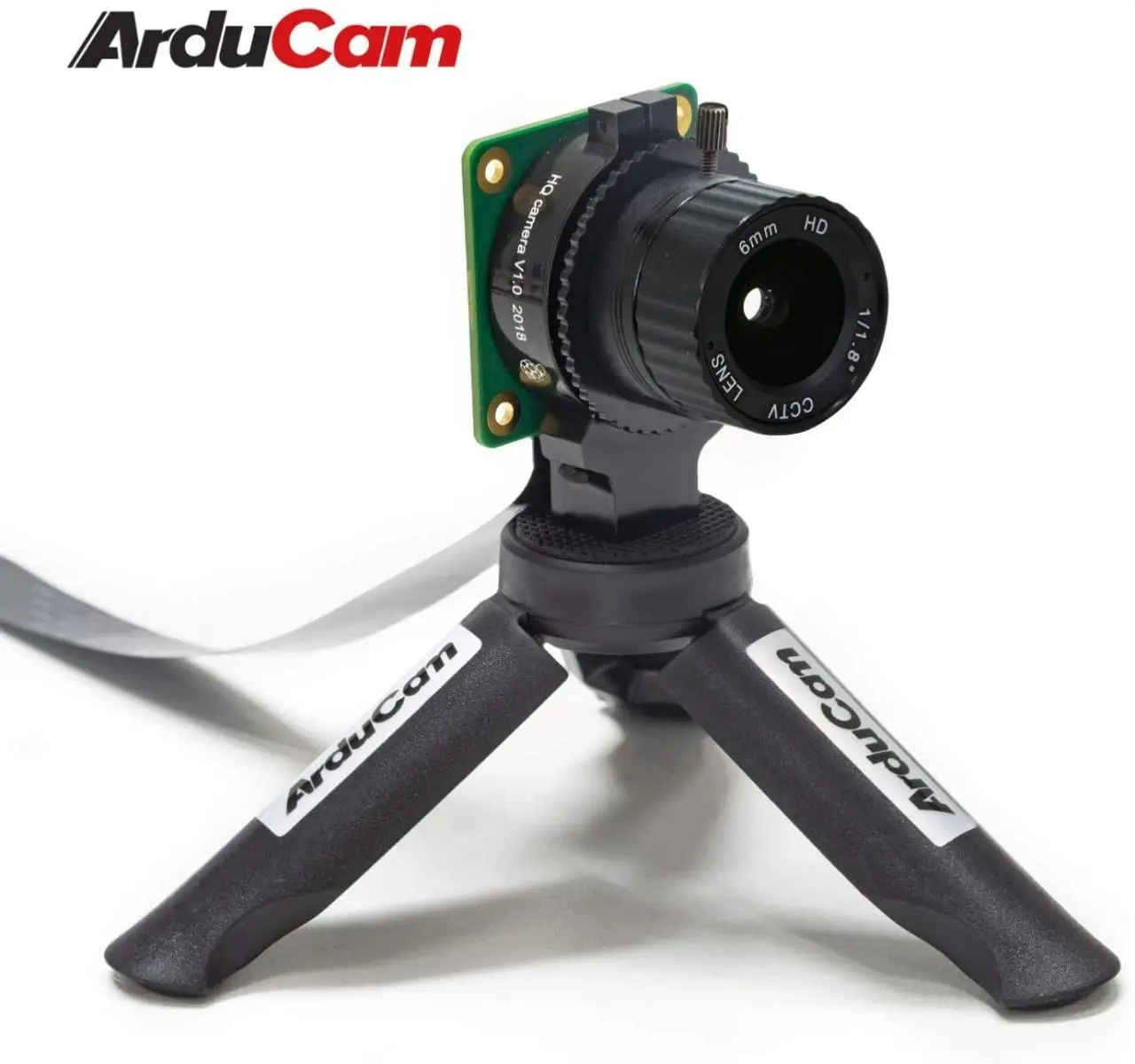 Paquete Arducam CS-Mount para cámara Raspberry Pi de alta calidad, lente de enfoque manual gran angular de 6 mm de longitud focal con trípode portátil - imagen 5
