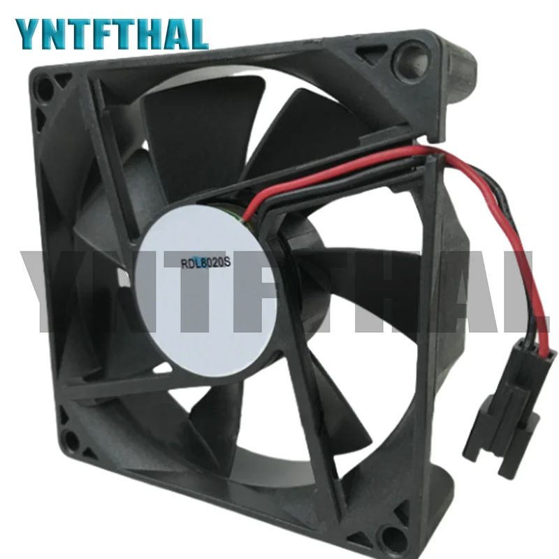 NUEVO RDL8020S DC12V 0.13A 80*80*20MM Ventilador de refrigeración de 2 cables - imagen 2
