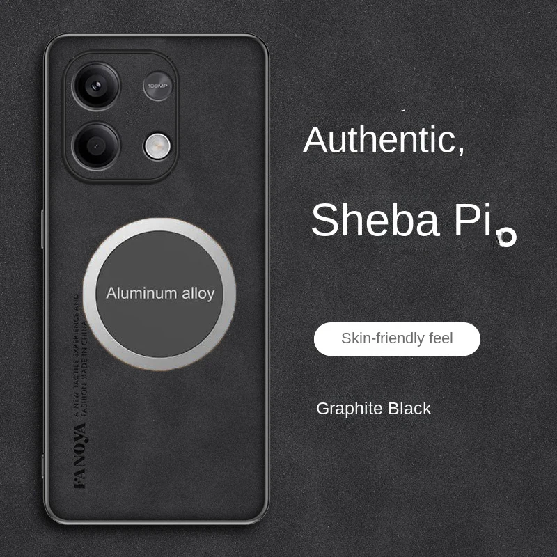 Funda de piel sintética suave para Xiaomi RedMi Note 13 Pro 5G, carcasa trasera con protección magnética para Xiaomi Redmi Note 13 Pro Plus - imagen 2