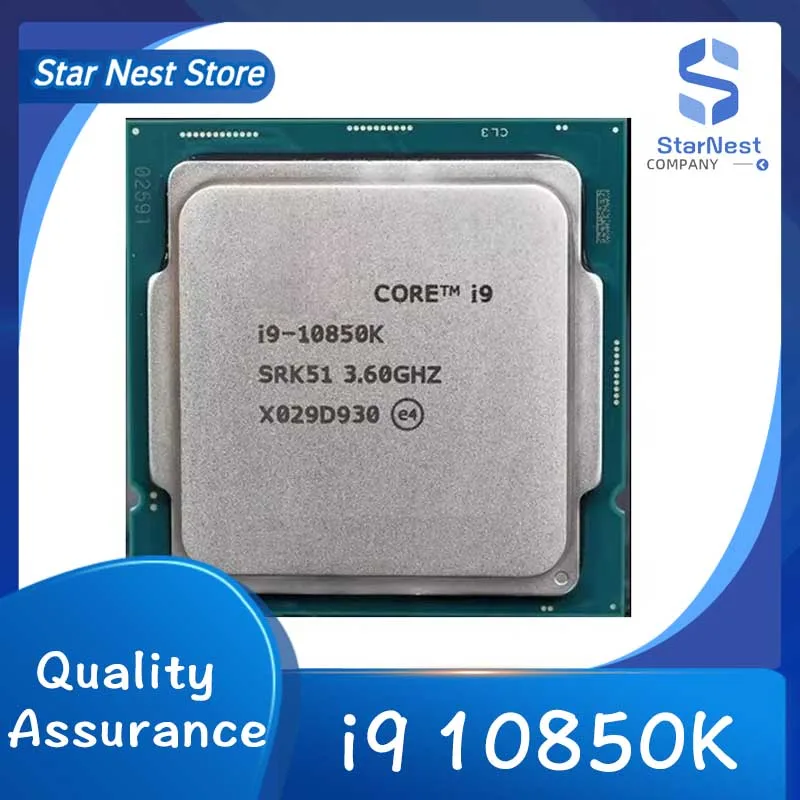 Procesador Core i9 10850K 3,6 GHz 10-Core 20-Thread LGA 1200