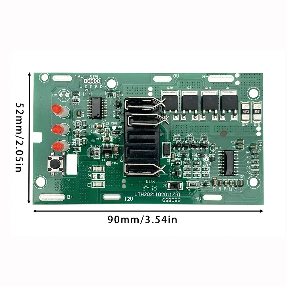 Batería carcasa de plástico PCB placa de circuito de protección de carga 18V 20V batería de iones de litio 4511396 adecuada para Ein 18V 20V - imagen 4