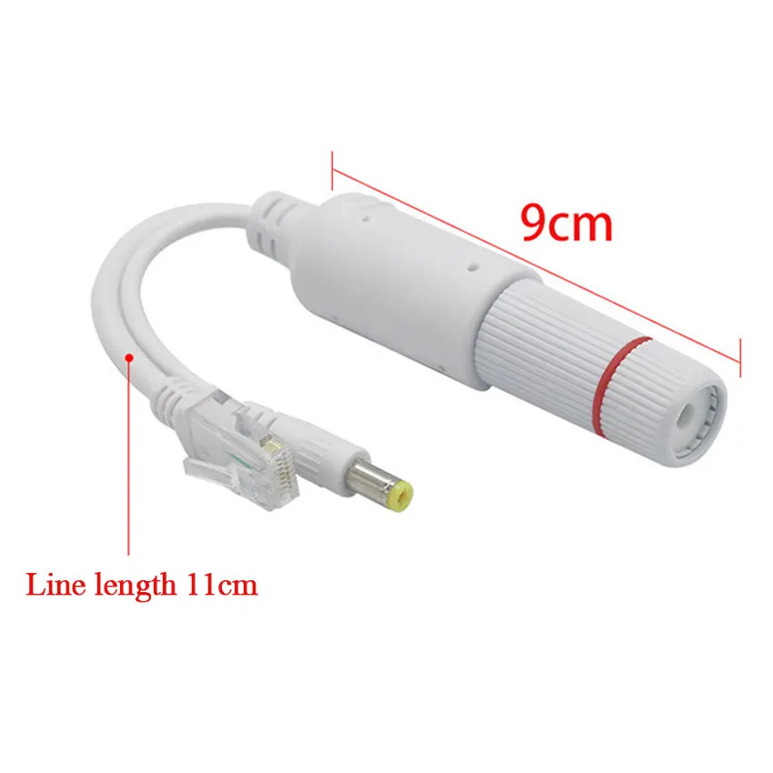Divisor POE de 48V a 12V, adaptador de vídeo y corriente, módulo de fuente de alimentación, inyector, extensor para cámara IP, red AP - imagen 5