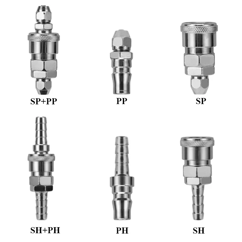 Accesorios neumáticos para manguera de compresor de aire, conector de enchufe de acoplamiento rápido SM PM SH PH SF PF SP PP10 20 30 40 - imagen 4