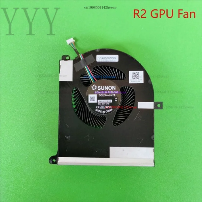 Para CPU GPU ventilador de refrigeración para DELL Alienware AREA- 51M R2 0TPV77 0TW5Y8 25,5CFM - imagen 3