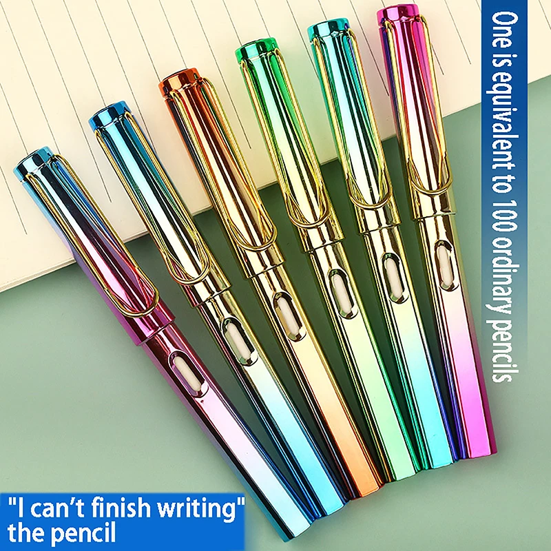 Papelería de boceto de arte escolar, regalos, nuevo, afilado colorido, lápiz libre, sin tinta, Punta reemplazable, suministros de pintura Kawaii - imagen 4