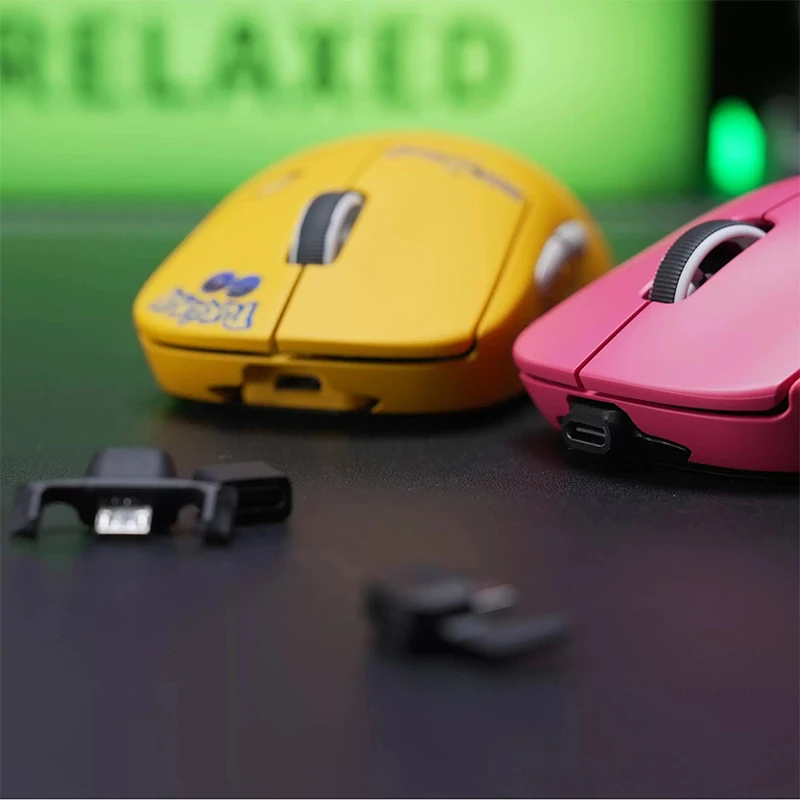 Para G PRO X SUPERLIGHT/GPW/G903/G502 adaptador universal de ratón inalámbrico/G703 Android micro a tipo c piezas de repuesto de cabezal - imagen 3