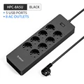 8AC 5USB Black EU