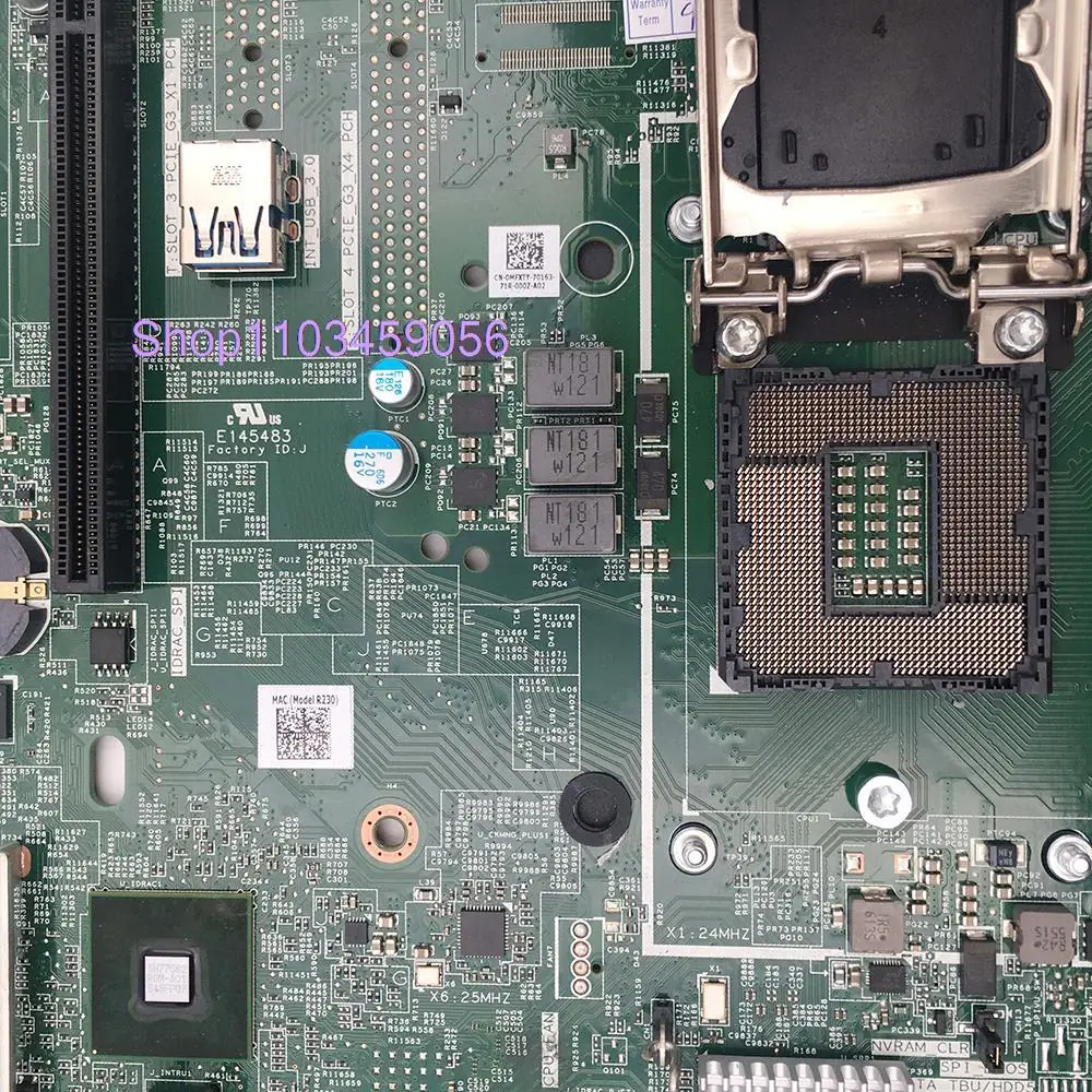 Placa base para DELL PowerEdge R230 R330 0FF8V4 0F93J7 FF8V4 F93J7 MFXTY 84XW4 FRVY0 V8CV4 - imagen 4