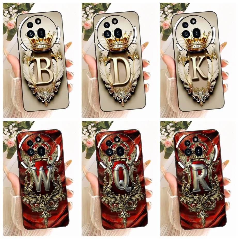 Para nada teléfono 3A Pro funda A059P Cool corona letras cubierta suave TPU funda de teléfono para nada teléfono 3A Phone3A Pro 5G Fundas bolsas