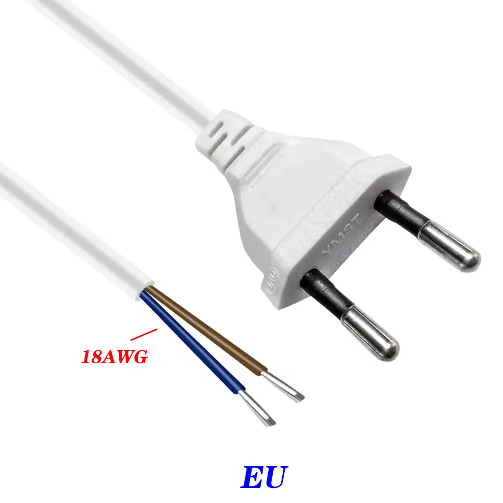 20 piezas Cable de conexión UE 1,8 m 0,75 mm2 Cable pelado Cable de extensión de alimentación para ventilador eléctrico aspiradora lavavajillas - imagen 5