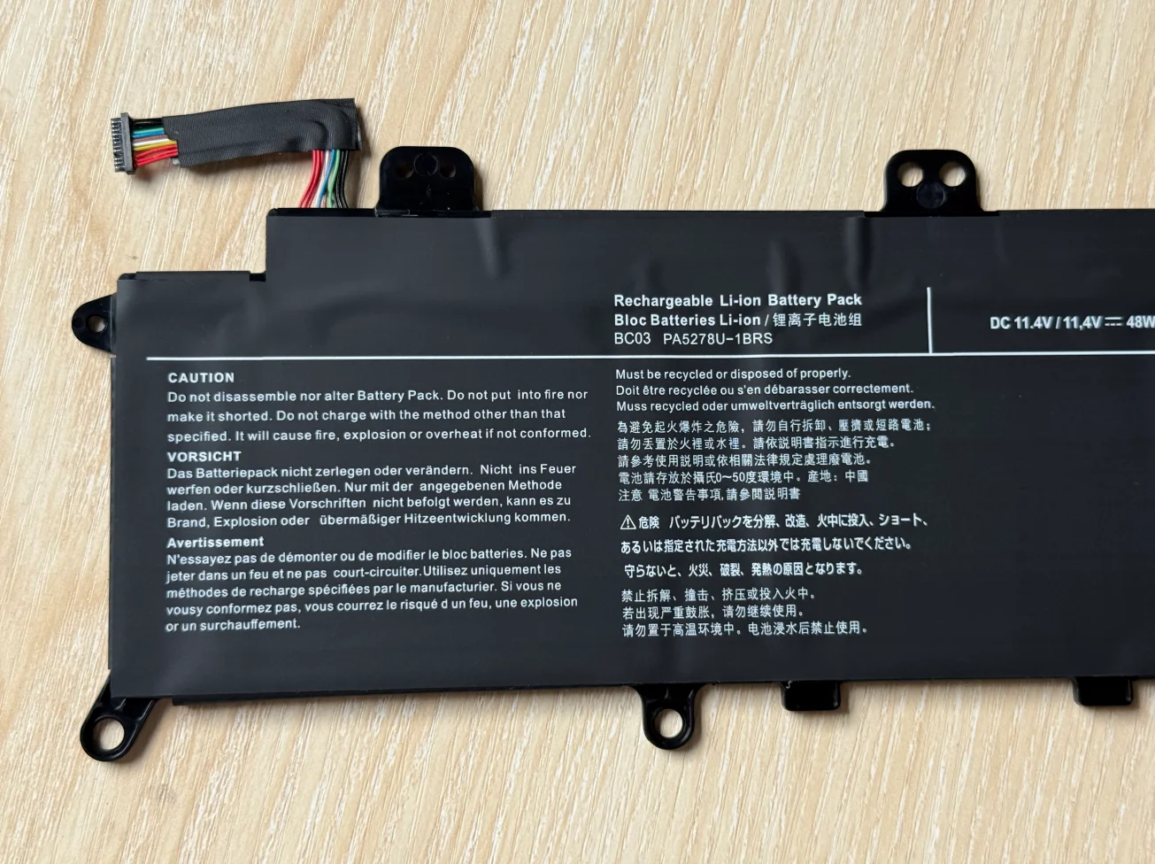 Batería de ordenador portátil para Toshiba, PA5278U-1BRS, X30-D-123, X30-E, Tecra, X30-F, X40-D-11F, X40-E, X40-F, X40-D-145 - imagen 2