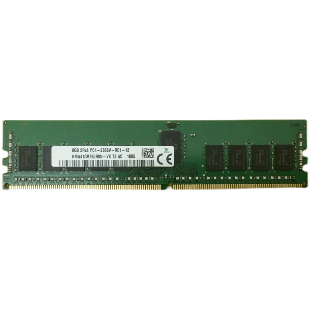 1 Uds 8GB 8G 2RX8 DDR4 PC4-2666V REG RAM para memoria SK Hynix HMA41GR7BJR8N-VK - imagen 4