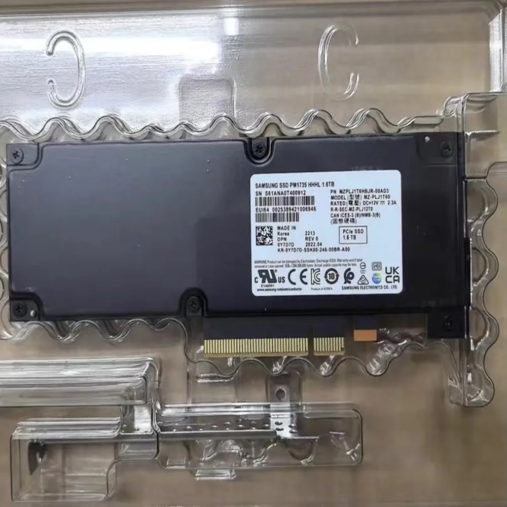 Original para Samsung PM1735 1,6 T 3,2 T 6,4 T 12,8 T HHHL PCIE4.0 tarjeta AIC empresa SSD de estado sólido nuevo - imagen 2