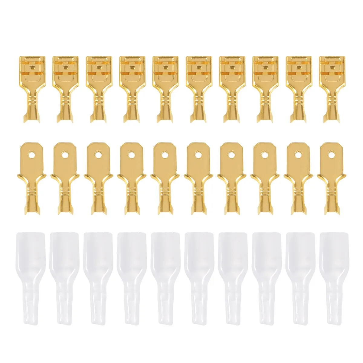 270PCs conector de cable hembra macho aislado 2,8 4,8 terminales de 6,3mm surtidos - imagen 5