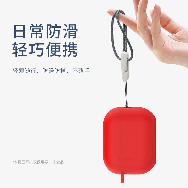 Kit de limpieza 5 en 1, correa antipérdida con llavero, accesorios para Apple Airpods Pro 2 2023 2022 3a generación Air Pods 3 2 1, funda de cable - imagen 3