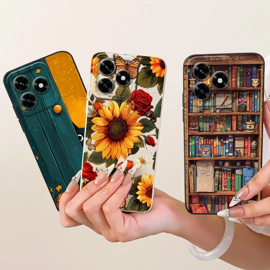 Para Honor X5C Plus funda NLA-LX1 lindo conejo perro cubierta de dibujos animados 6,74 ''funda de teléfono mate de TPU suave para Honor X5C HonorX5C Plus Shell - imagen 2