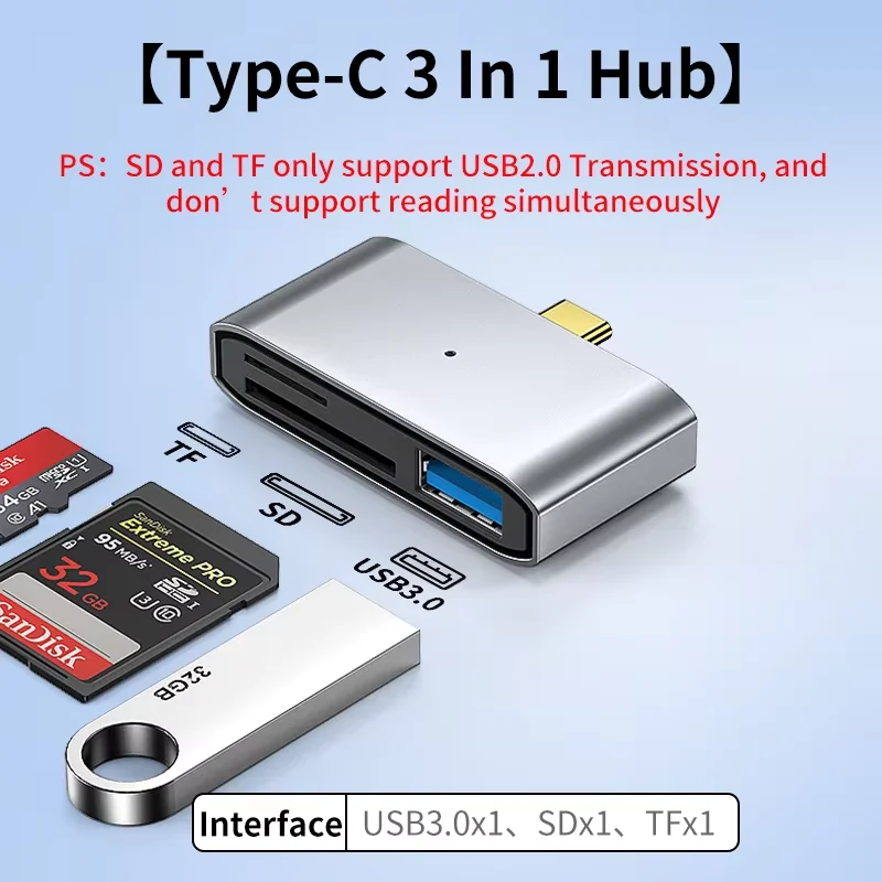 SD TF USB3.0