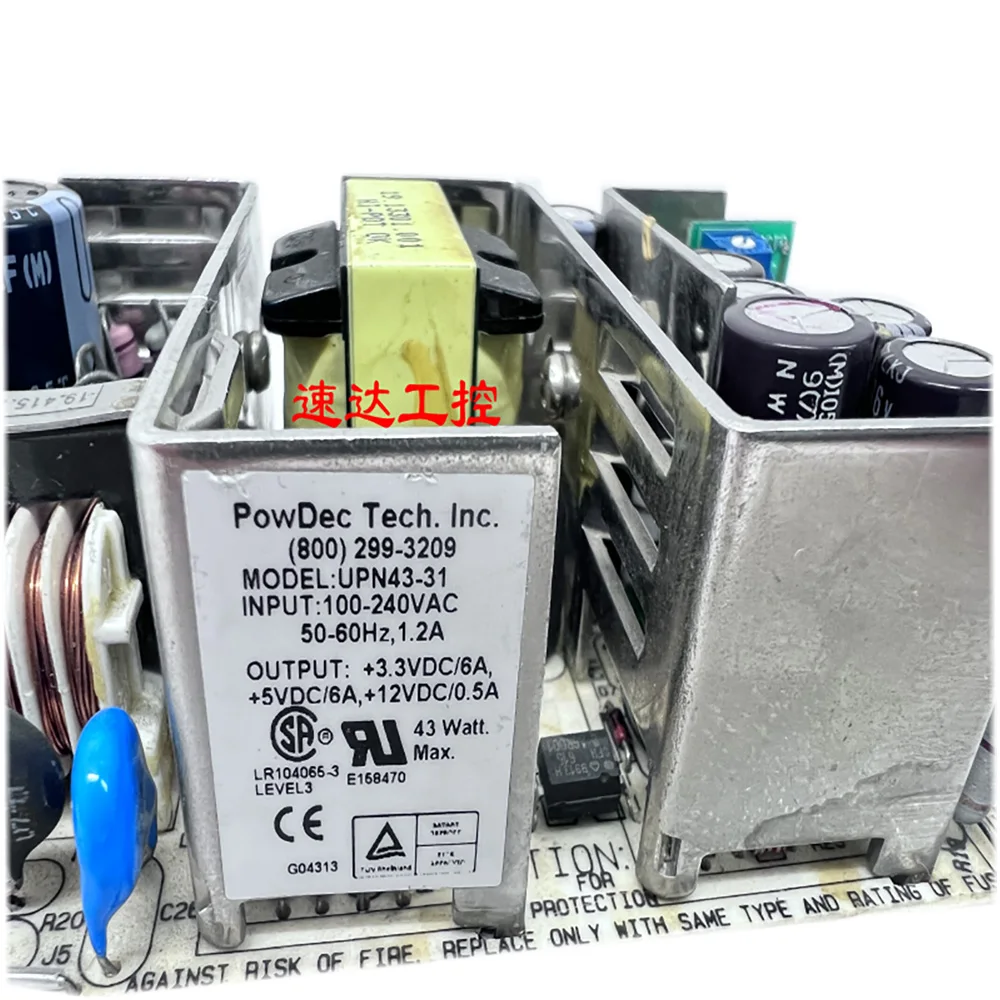 UPN43-31 Fuente de alimentación industrial POWDEC TECH +3.3V6A+12V0.5A - imagen 2