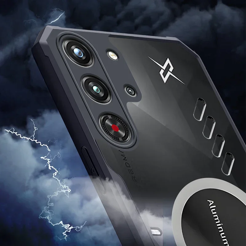 Capa transparente para Red Magic 10 Pro Plus, Funda protectora transparente contra disipación de calor para teléfono Nubia RedMagic 10 Pro + Funda - imagen 5