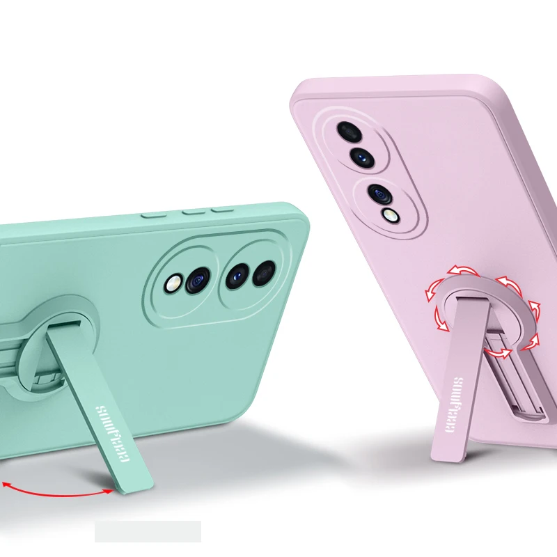 Funda de teléfono de silicona para OPPO Find X6 X9 X8 X7 X5 X3 X2 Pro Ultra funda trasera suave con soporte protector de pantalla - imagen 2