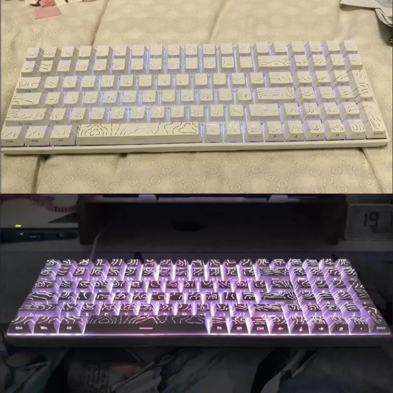 R53C 133Degradados teclas Impresión lateral Retroiluminación Teclas topográficas Teclas PBT Durabilidad Diseño Contour4.0 - imagen 2