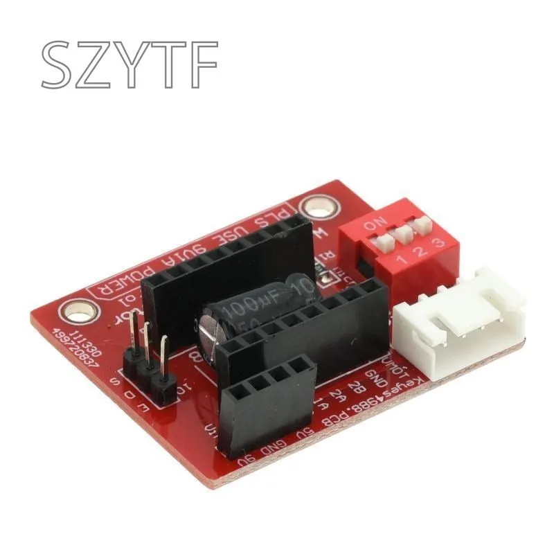 Placa portadora de controlador paso a paso A4988 DRV8825 – Módulo de expansión de 4 ranuras para impresora 3D, CNC, RAMPS, Arduino Mega, SKR - imagen 4