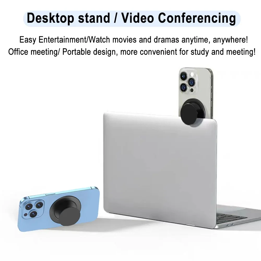 Soporte de agarre plegable magnético para teléfono móvil, soporte de bolsillo para Magsafe, IPhone, Mac, Samsung, anillo seguro, soporte de expansión para dedo - imagen 3