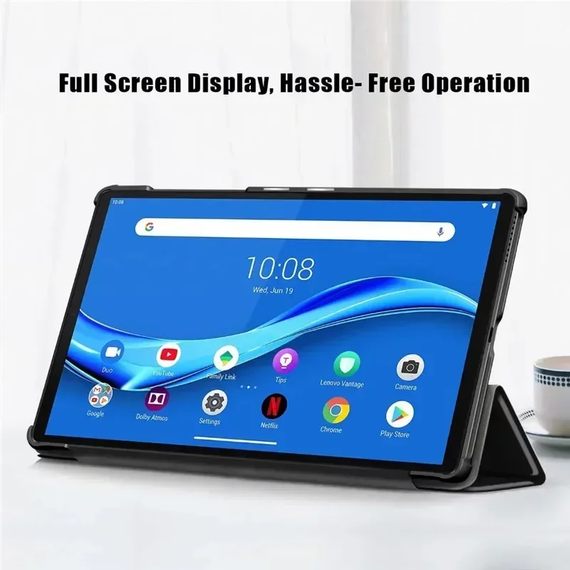 Para Lenovo Tab M10 FHD Plus 10 3 funda TB-X606F TB-X606X 2020 soporte plegable funda inteligente para Lenovo Tab M10 Plus Tablet niños verde - imagen 3