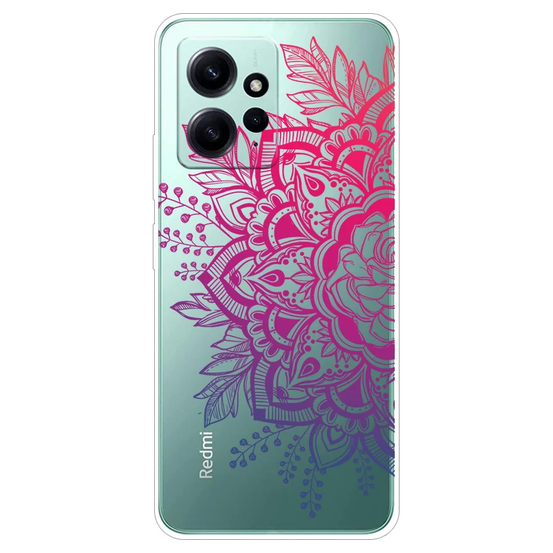 Funda de silicona TPU para Xiaomi Redmi Note 12, carcasa transparente con dibujos animados, 4G, 2023 - imagen 3