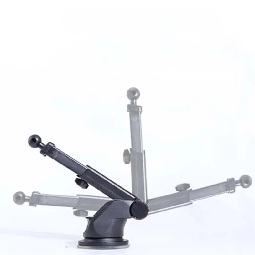 Soporte de ventosa giratorio telescópico de silicona para coche de 17mm, accesorios de soporte para coche, soporte de Base de ventosa negro para teléfono móvil - imagen 4