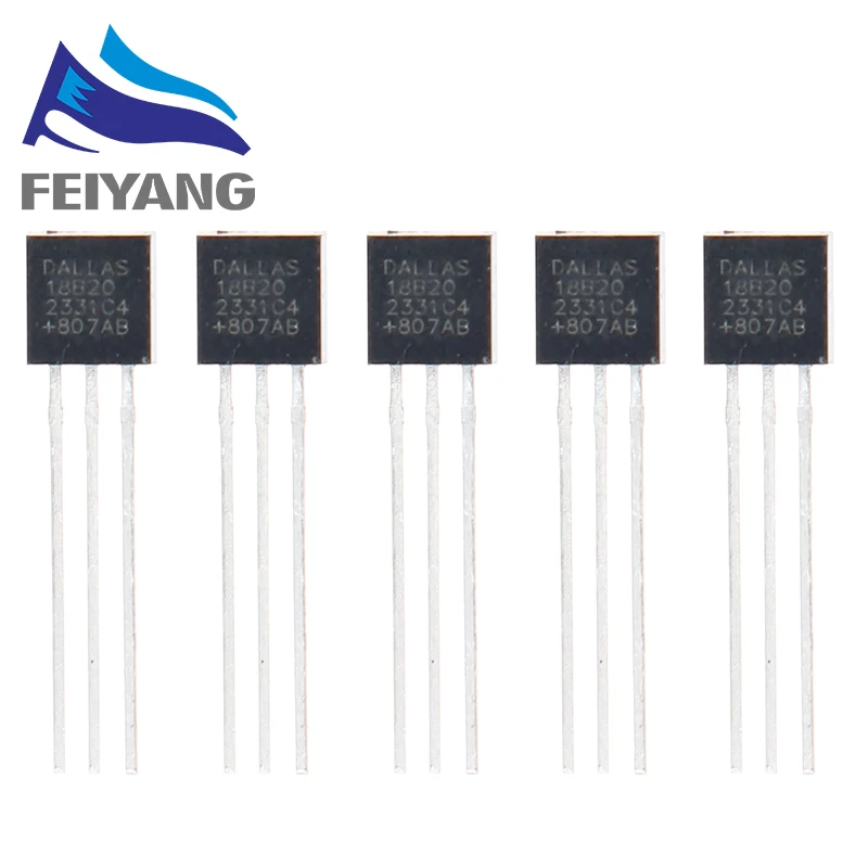 1/5/10 Uds DALLAS DS18B20 18B20 TO-92 IC CHIP termómetro Sensor de temperatura - imagen 4