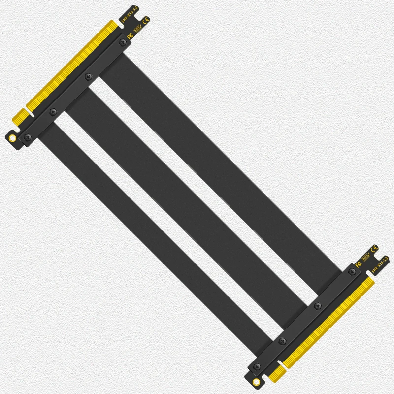 Nuevo Cable elevador 16GT-s PCIe 16x4,0 macho a macho hembra a hembra 5U Gold-Finger pci-express 4,0x16 Signal Docking Riser Jumper - imagen 4