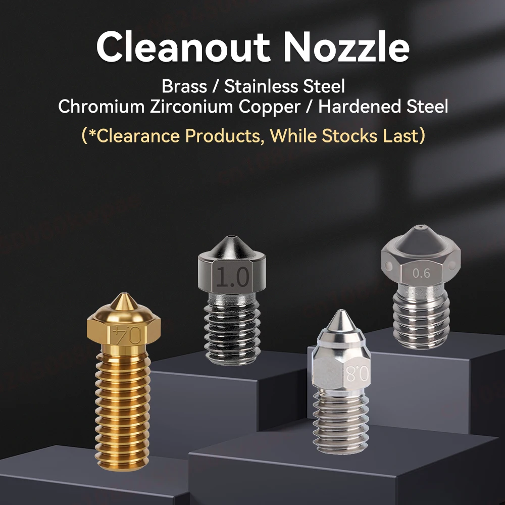 Boquillas de cabezal extrusor de 0,2/0,3/0,4/0,5/0,6/0,8/1,0mm para filamento de 1,75mm Neptuno 4/E3D/ENDER 7, piezas de impresora 3D, 10/30 Uds. - imagen 2