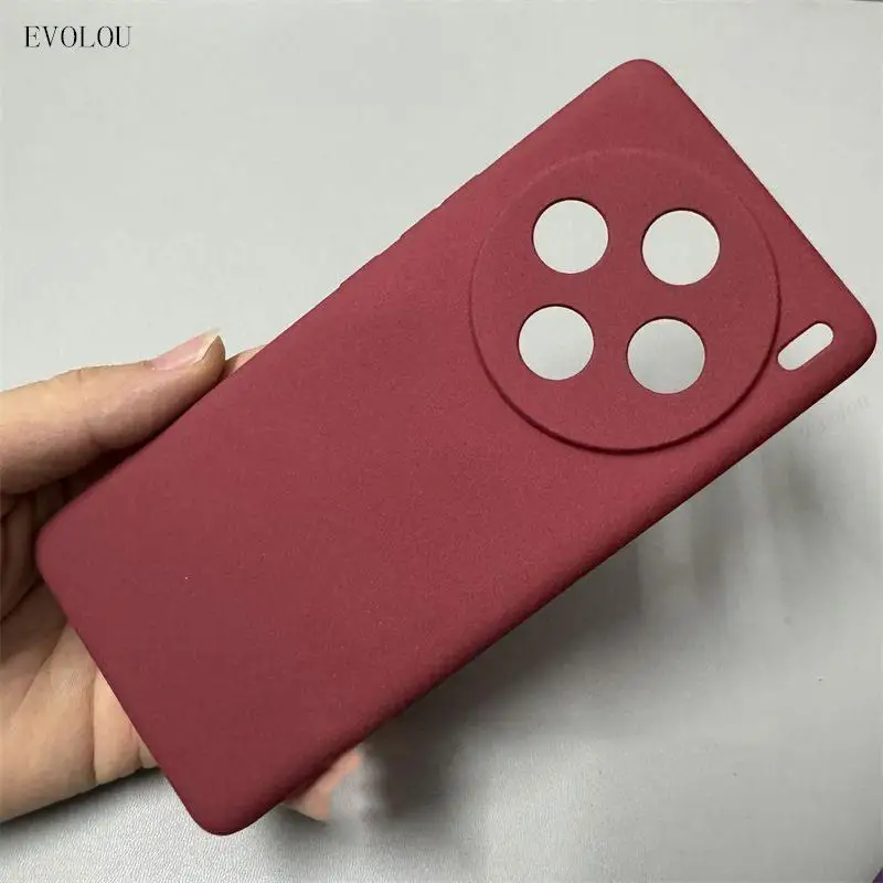 Funda de TPU suave de piedra arenisca mate delgada para Vivo X100 Pro X 100 X100Ultra, carcasa protectora de silicona a prueba de golpes, Color caramelo - imagen 4