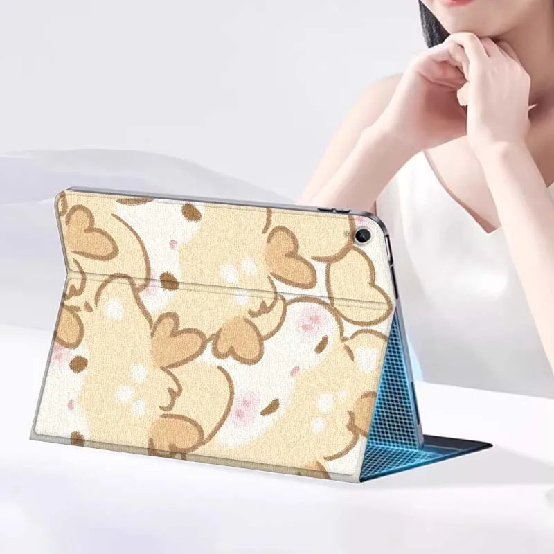 Animales tigre oso ciervo lindo para Samsung Galaxy Tab A A7 A8 A9 A11 S6 S11 10,1 10,4 10,5 pulgadas Lite Plus funda para tableta - imagen 5