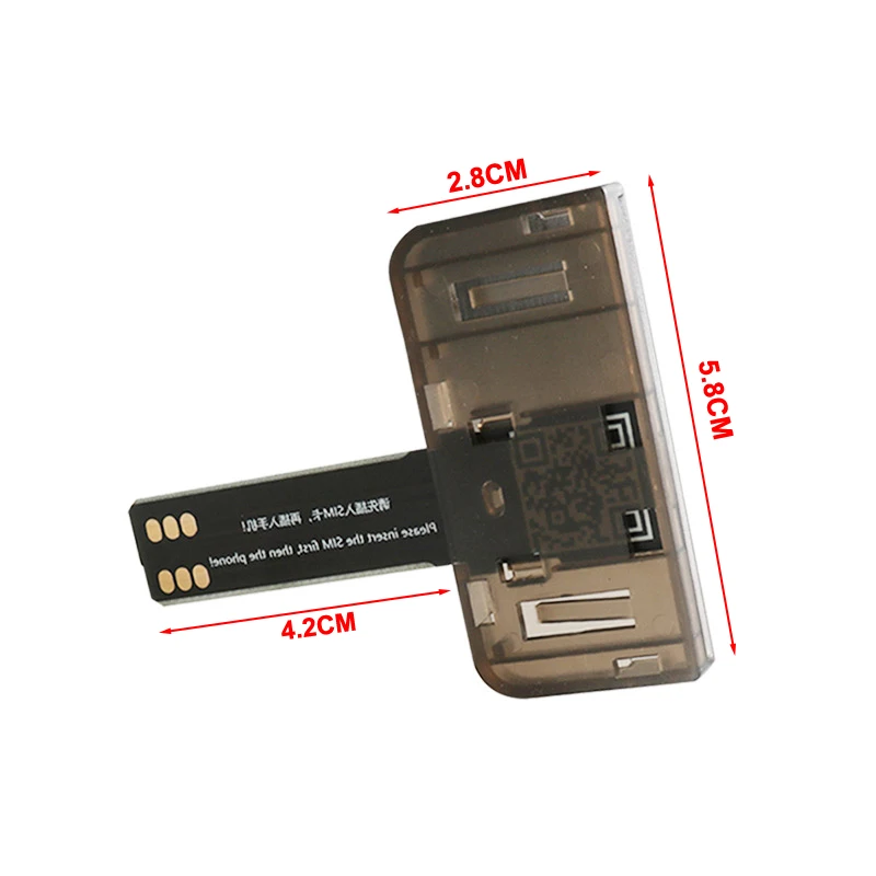 Adaptador de tarjeta SIM Mini Nano para IPhone 5/6/7/8/X, adaptador de conector de teléfono Android, accesorios de Teléfono Móvil, 1 unidad - imagen 5