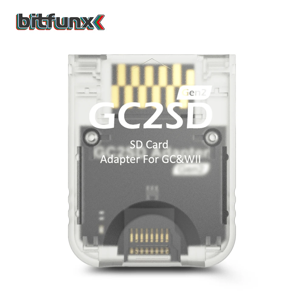 Bitfunx GC2SD GEN2 Mirco Adaptador de lector de tarjetas SD para NGC Swiss para todas las consolas GameCube y consolas WII RVL-001 originales - imagen 5