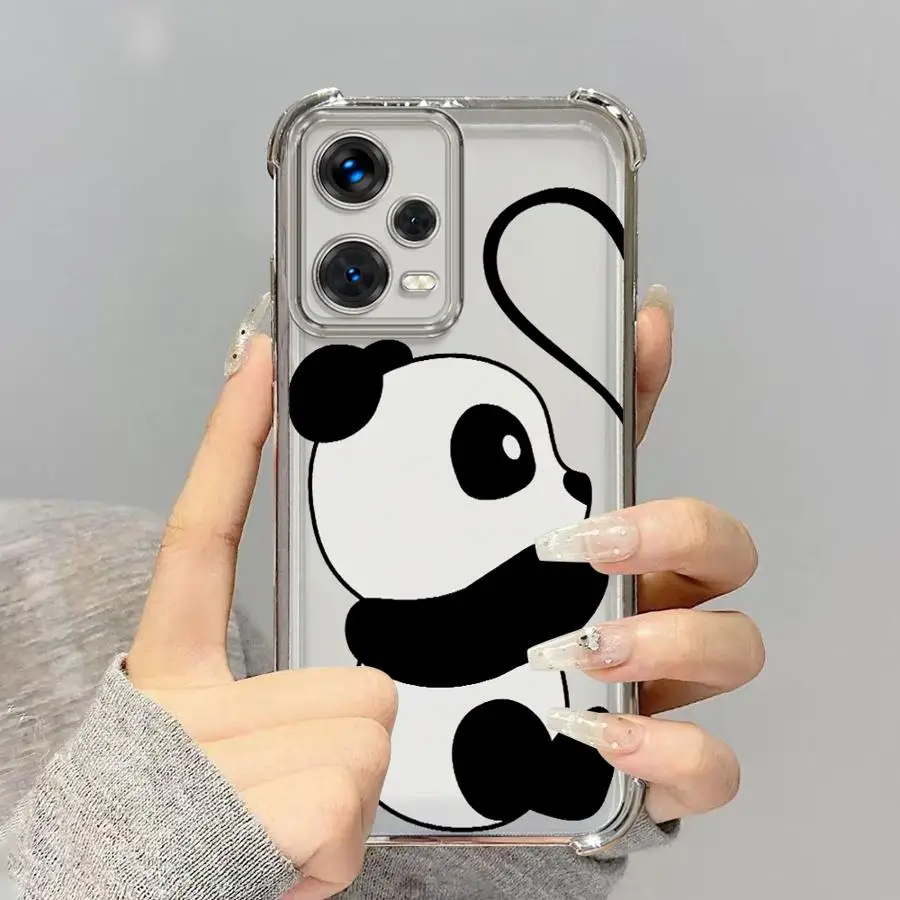 Funda Love Panda para Xiaomi Redmi K80 Pro K80 5G 13C A3 A5 A3X 14C cubierta transparente - imagen 4