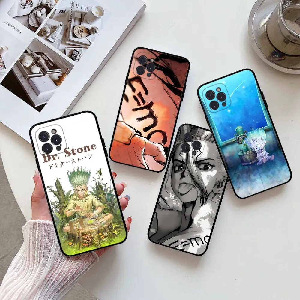 Dr.STONE-funda de teléfono para iPhone 16 15 14 13 12 Mini 11 Pro XS Max X XR SE 6 7 8 Plus, funda de silicona suave - imagen 5