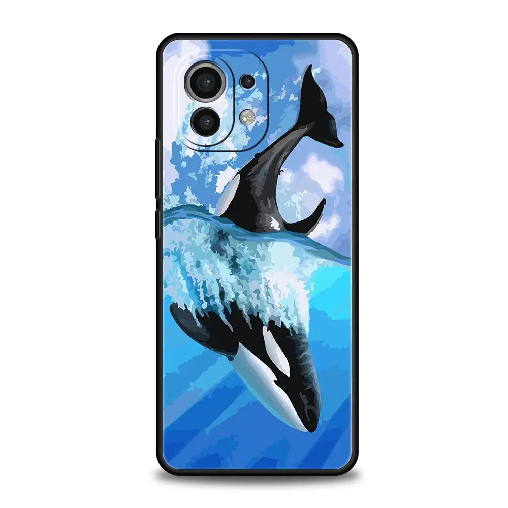 Funda de teléfono Orca ocean lovely killer whale para Xiaomi 14 13T 12T Pro 12 13 11 Ultra Mi Note 10 Lite 10T 5G 11X Pro 11i 9T - imagen 4