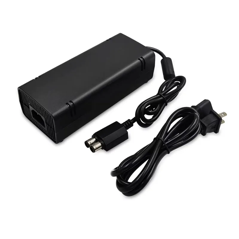 Fuente de alimentación de repuesto con enchufe UE/EE. UU., cargador adaptador de CA de 110-240V con Cable, enchufe estadounidense, UE y Reino Unido para consola delgada Xbox 360 - imagen 2