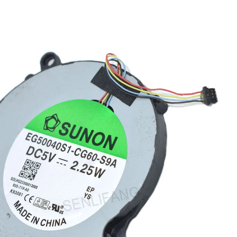 Ventilador de refrigeración de CPU para HUAWEI MateBook 13 WRT-W29 W19 PWM turbina de Control de temperatura 5CM EG50040S1-CG60-S9A DC5V 2,25W - imagen 3