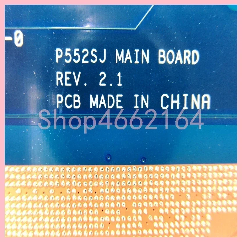 Placa base para ordenador portátil P552SJ N3050/N3150 para ASUS PU552SJ PRO552SJ PRO552SA PE552SA PX552SA PX552SJ P552S PU552S P552SA - imagen 2